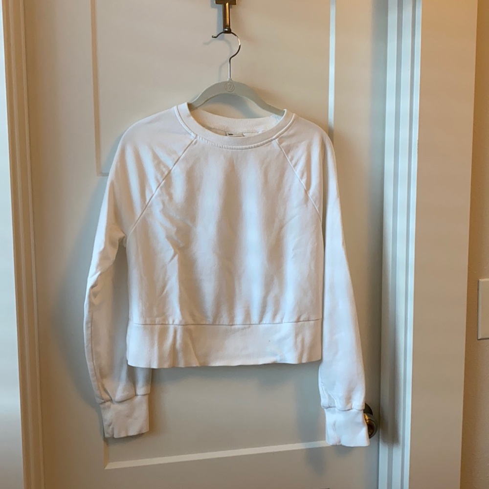 All in Motion (Target) cropped white sweatshirt XS